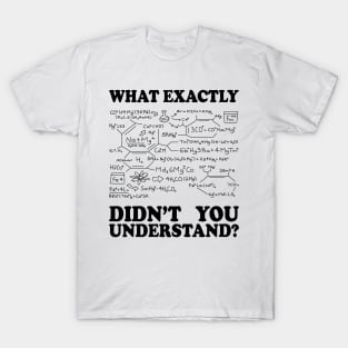 What Exactly Didn't You Understand? T-Shirt